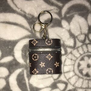 Brown Monogram Keychain Pouch